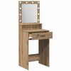 vidaXL Dressing Table Artisan Oak 50 x 41 x 135 cm Engineered Wood