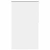 vidaXL Roller Blind Blackout White 135x210 cm Fabric Width 131.6 cm Polyester