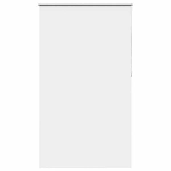 vidaXL Roller Blind Blackout White 135x210 cm Fabric Width 131.6 cm Polyester