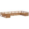 vidaXL Sofa Sets 6 pcs Natural Solid Acacia Wood