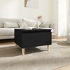 vidaXL Side Table Black 50x46x35 cm Engineered Wood