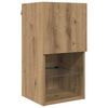 vidaXL TV Wall Unit Wall-mounted 6 pcs Artisan Oak Engineered Wood