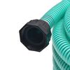 vidaXL Suction Hose with Connectors 10 m 22 mm Green