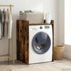 vidaXL Wash Machine Cabinet with Storage Smoked Oak 67.5 x 62 x 97 cm