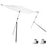 vidaXL T-Top Shade Extension Set White 174x205x(115-194) cm