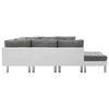 vidaXL Sofa White Artificial Leather