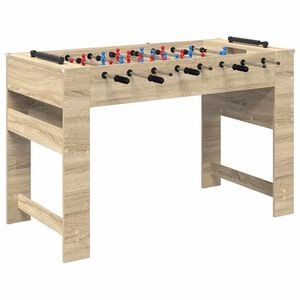 vidaXL Foosball Table Sonoma Oak 125 x 60.5 x 80 cm Engineered Wood