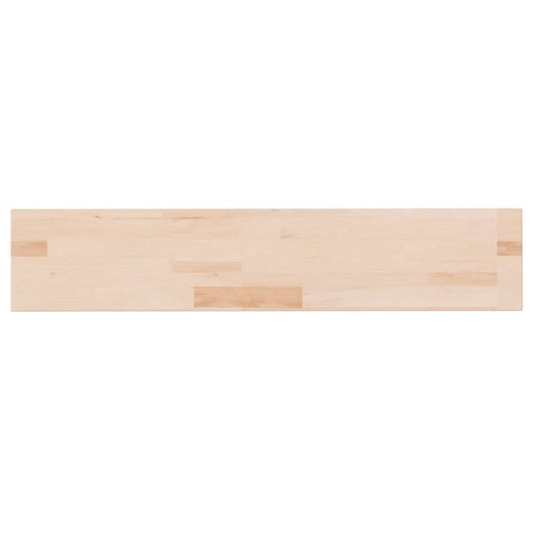 vidaXL Shelf Board 100x20x4 cm Untreated Solid Wood Oak