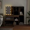 vidaXL Dressing Table Set with LED Artisan Oak Engineered Wood