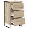 vidaXL Sideboard with Drawer Sonoma 42 x 36 x 75.5 cm Engineered Wood