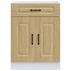 vidaXL Kitchen Base Cabinet Kalmar Sonoma Oak Engineered Wood