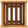 vidaXL Garden Planter with Liner 31x31x50 cm Solid Wood Acacia