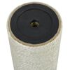 vidaXL Cat Scratching Post 8x60 cm 10 mm Beige