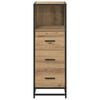 vidaXL Bathroom Furniture Set Artisan Oak 35 x 37.5 x 100 cm
