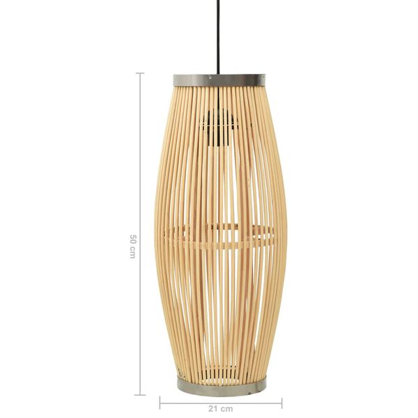 vidaXL Pendant Lamp Willow 40 W 21x50 cm Oval E27