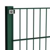vidaXL Fence Panel with Posts Iron 522x160 cm Green