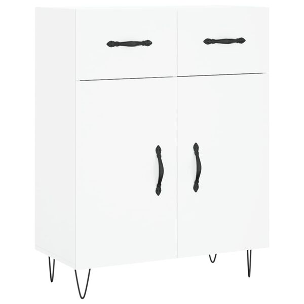 vidaXL Sideboard White 69.5x34x90 cm Engineered Wood