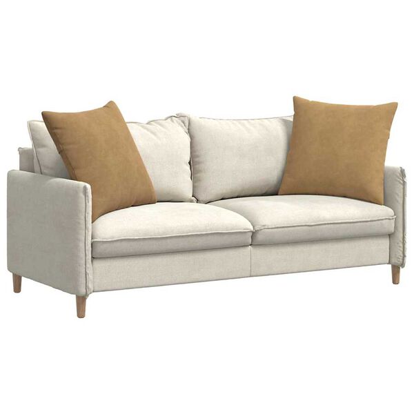 vidaXL Sofa Pillows 2 pcs Brown 80 x 80 cm Corduroy Fabric