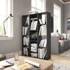 vidaXL Room Divider/Book Cabinet Grey 100x24x140 cm Engineered Wood