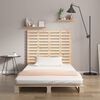 vidaXL Wall Headboard 106x3x91.5 cm Solid Wood Pine