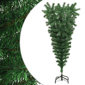 vidaXL Christmas trees PVC, Steel Green