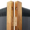 vidaXL 6-Panel Room Divider Black 420x170 cm