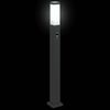 vidaXL Bollard Light with Sensor 80 cm Black IP44