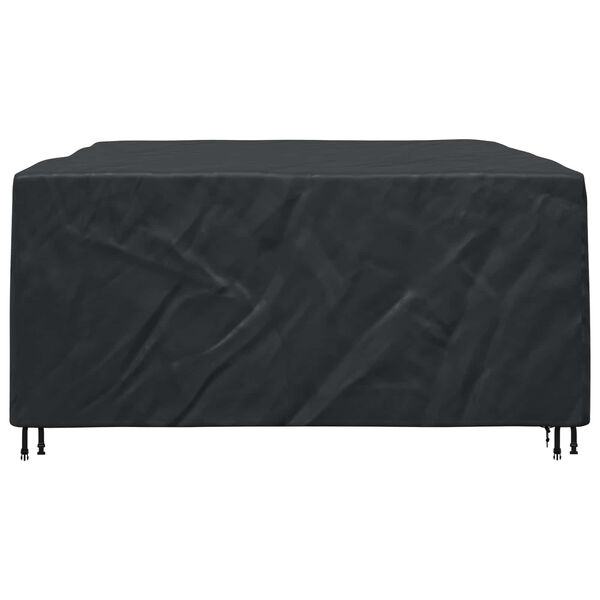 vidaXL Furniture Cover Plain Black 250 x 210 x 90 cm 600D