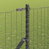 vidaXL Fence Post 7 pcs Grey Steel