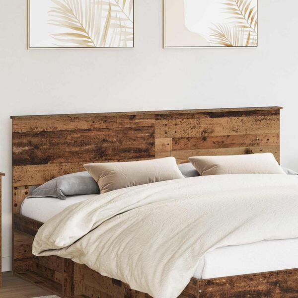 vidaXL Headboard Old Wood 200 cm Engineered wood