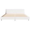 vidaXL Bed Frame without Mattress White 140x200 cm Solid Wood Pine