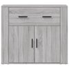 vidaXL Sideboard Grey Sonoma 80x33x70 cm Engineered Wood