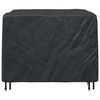 vidaXL Furniture Cover Plain Black 125 x 125 x 74 cm Fabric