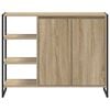 vidaXL Side Cabinet Sonoma 96.5 x 30 x 75 cm Engineered Wood