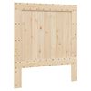 vidaXL Bed Frame without Mattress Grey 90x200 cm Solid Wood Pine