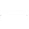 vidaXL Euro Fence with Post 25 x 0.4 m Galvanised Steel Silver Mesh