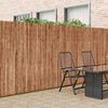 vidaXL Bark Fence Brown 400 x 180 cm Bark
