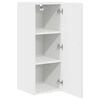 vidaXL Kitchen Cabinet Kalmar 2 pcs High Gloss White 30 x 31 x 80 cm