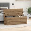 vidaXL Storage Box Artisan Oak 102 x 35 x 35 cm Engineered Wood