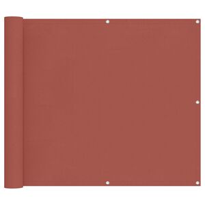 vidaXL Balcony Screen Terracotta 100 x 400 cm Oxford Fabric