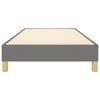 vidaXL Box Spring Bed Frame Dark Grey 90x200 cm Fabric