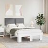 vidaXL Bed Frame with Upholstered Headboard Light Grey 120 x 190 cm