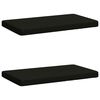 vidaXL 2-Piece Bench Cushions VUGHT 2 pcs 100% Polyester Black