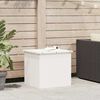 vidaXL Outdoor Storage Box White 55 x 50.5 x 50 cm Steel