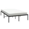 vidaXL Metal Bed Frame without Mattress Black 120x200cm