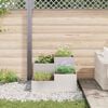vidaXL Garden Planter Silver 100 x 100 x 60 cm Stainless steel