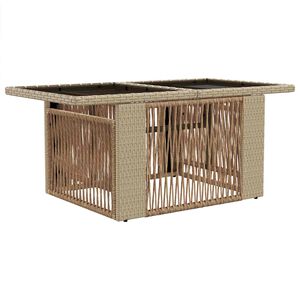 vidaXL Garden Lifting Up Table Beige 100 x 55 x 37 cm