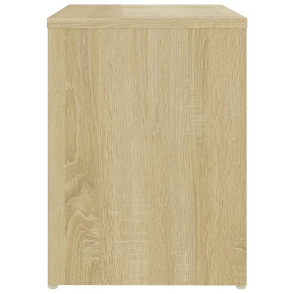 vidaXL Bed Cabinet Sonoma Oak 40x30x40 cm Engineered Wood