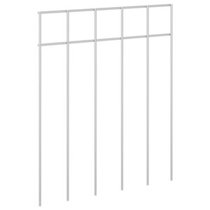 vidaXL Garden Fence Panel 12 pcs 25 x 30 cm Galvanised Steel Silver