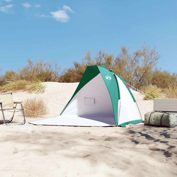 vidaXL Beach Tent Sea Green 268x223x125 cm 185T Polyester